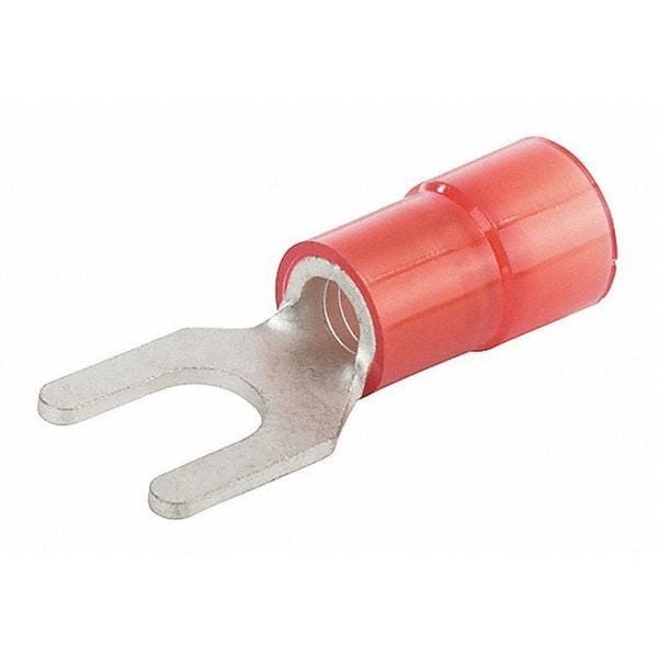 Terminal de horquilla de nylon de 8 AWG para perno de 1/4" - S8-14N de Nsi Industries