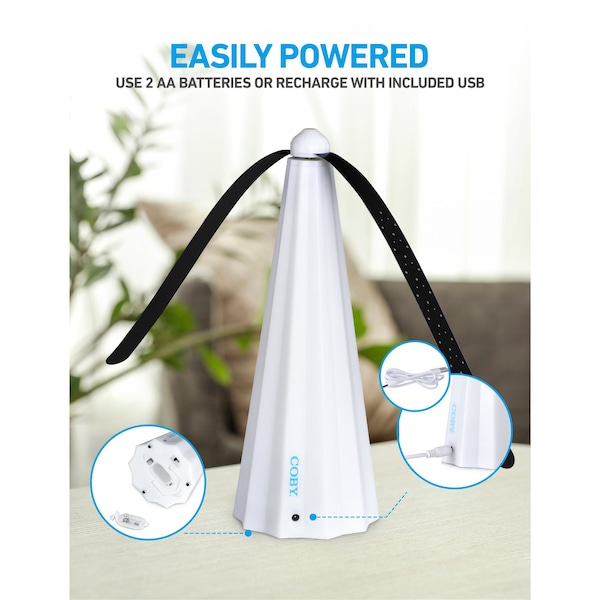 Coby Fly Fans for Tables, Fly Repellent for Outdoor, 1 Pack - CFR1