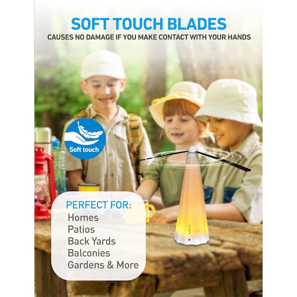 Coby Fly Fans for Tables, Fly Repellent for Outdoor, 1 Pack - CFR1