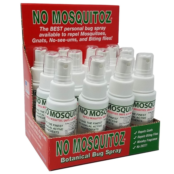 No Mosquitoz No Natz Organic Insect Repellent Liquid For Mosquitoes/Other Flying Insects 2 oz - NMACE2OZ
