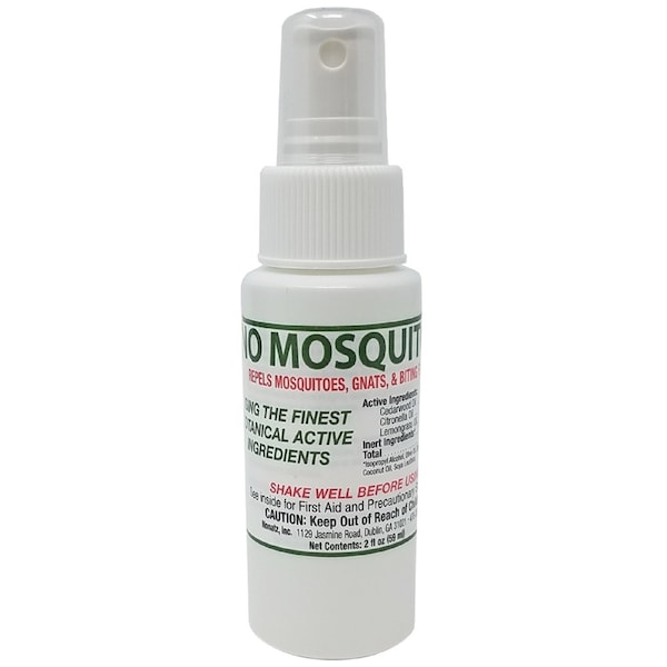 No Mosquitoz No Natz Organic Insect Repellent Liquid For Mosquitoes/Other Flying Insects 2 oz - NMACE2OZ