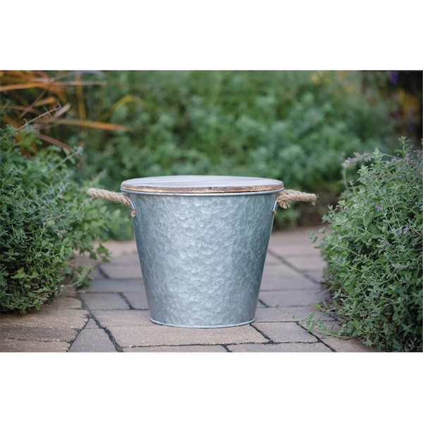 Gourmetgalley Galvanized Bucket Candle Solid for Flying Insects, 132 oz - GO2187857