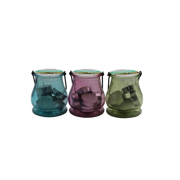 Patio Essentials Citronella Tea Light Candle with Holder For Mosquitoes/Other Flying Insects 6.35 oz - 40242
