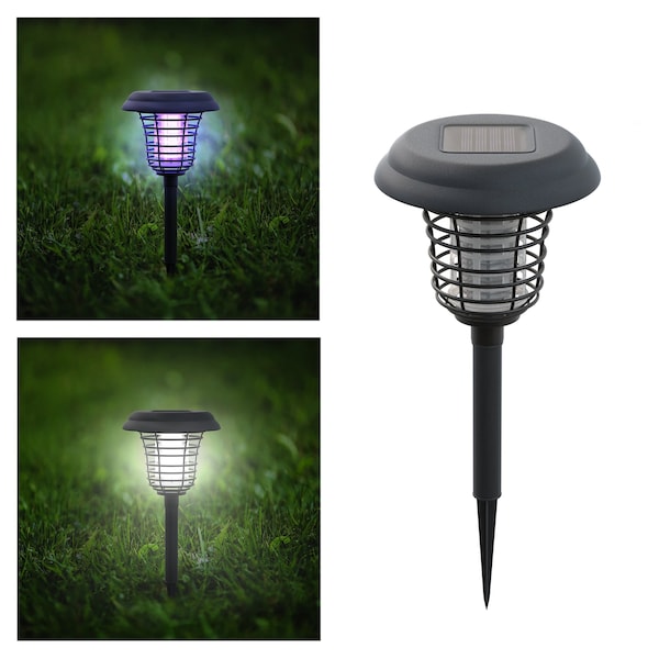 Pure Garden Bug Repellent Outdoor Light, Black - 82-6018