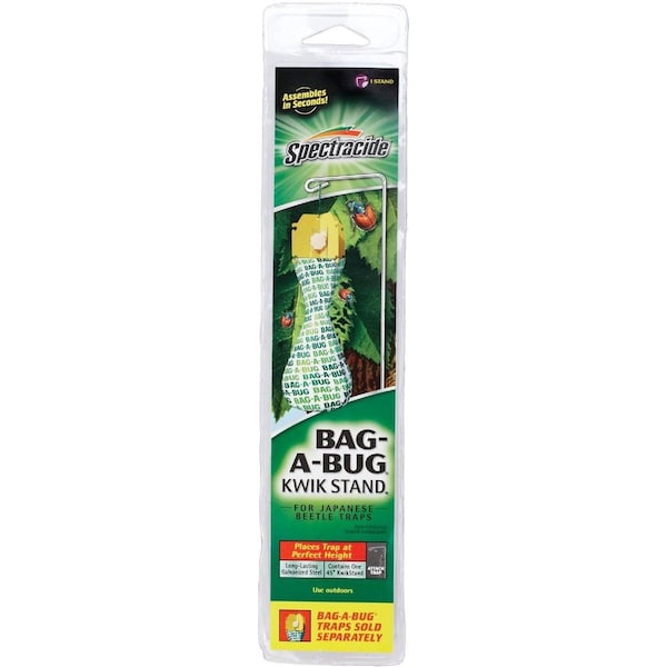 Spectracide Bag-A-Bug 45 In. Galvanized Steel Kwik Stand For Japanese Beetle Trap - HG-56904