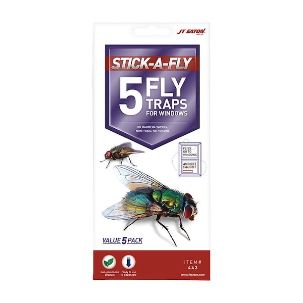 Jt Eaton JT Eaton Stick-A-Fly Fly Trap 5 pk - 443