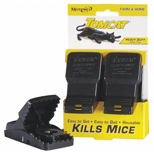 Motomco Mouse Trap, 2-1/2 In. L, 5 In. W, PK2 - 33536