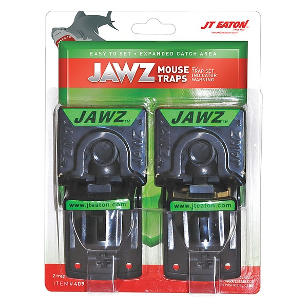 Jt Eaton Mouse Trap, 7-1/2 In. L, 5-1/4 In. W, PK2 - 409