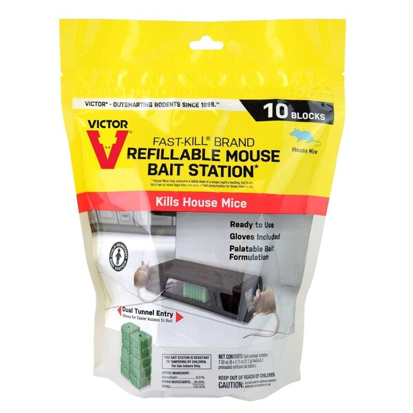 Victor Victor Fast-Kill Bait Station Blocks For Mice 10 pk - M922