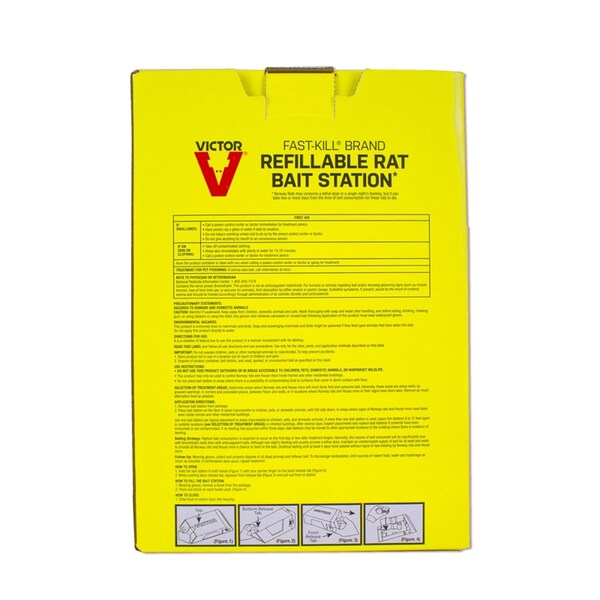 Victor Victor Fast-Kill Toxic Bait Station and Bait Blocks For Mice and Rats 8 pk - M930