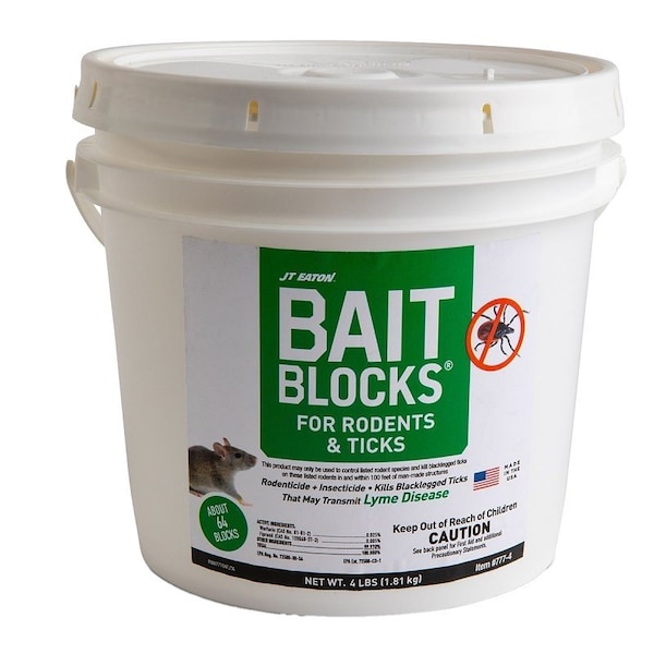 Jt Eaton Bait Block, Wax Block, 4 lb Pail - 777-4