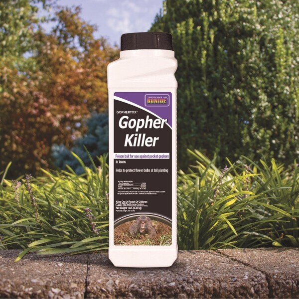 Gophertox Bonide  Toxic Bait Granules For Gophers and Moles 1 lb - 695