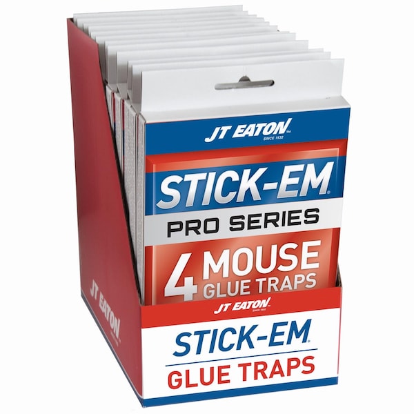 Jt Eaton JT Eaton Stick-Em Pro Series Small Glue Trap For Mice 4 pk - 133P