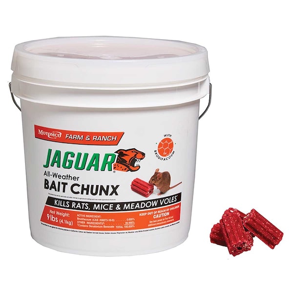 Motomco Jaguar Bait Chunx and Place Pacs Rodenticide - 31410