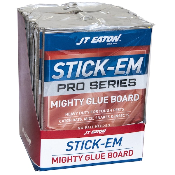 Jt Eaton JT Eaton Stick-Em Pro Series Small Glue Board Trap For Insects/Rodents/Snakes 1 pk - 157P
