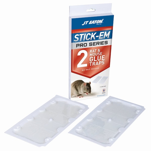 Jt Eaton JT Eaton Stick-Em Pro Series Medium Glue Board Trap For Rodents 2 pk - 155P