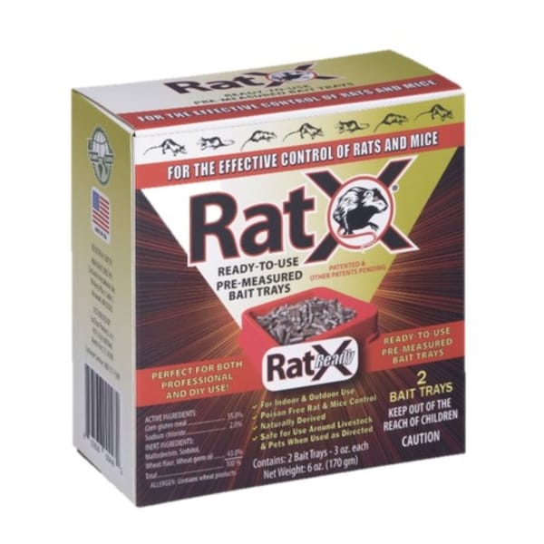 Ratx RatX Non-Toxic Bait Pellets For Mice and Rats 6 oz 2 pk - 620104