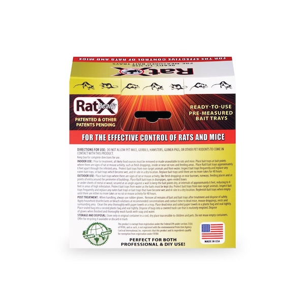Ratx RatX Non-Toxic Bait Pellets For Mice and Rats 6 oz 2 pk - 620104