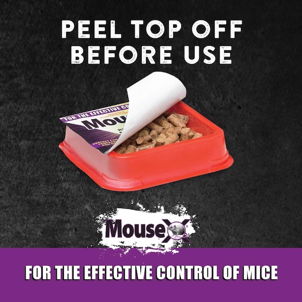 Mousex MouseX Non-Toxic Bait Pellets For Mice and Rats 6 oz 2 pk - 620107