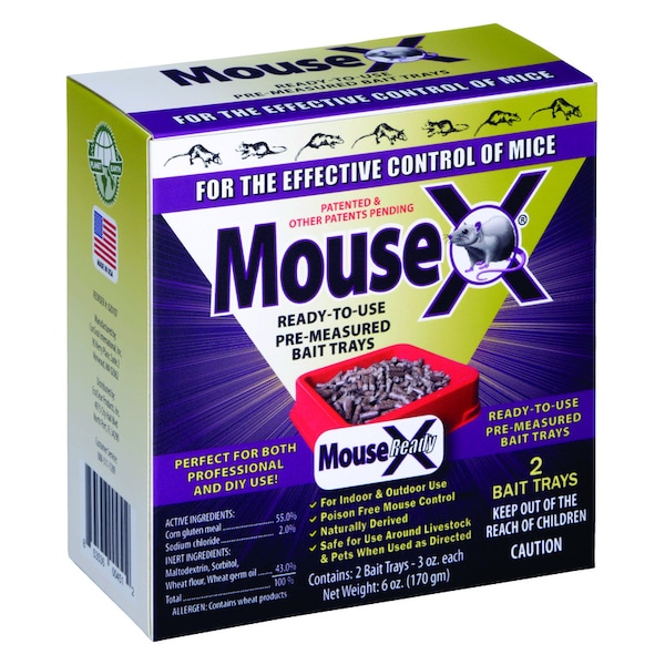 Mousex MouseX Non-Toxic Bait Pellets For Mice and Rats 6 oz 2 pk - 620107