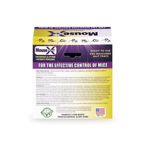 Mousex MouseX Non-Toxic Bait Pellets For Mice and Rats 6 oz 2 pk - 620107