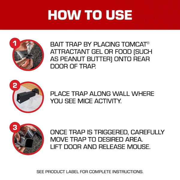 Tomcat Tomcat Small Live Catch Animal Trap For Mice 1 pk - 0362010