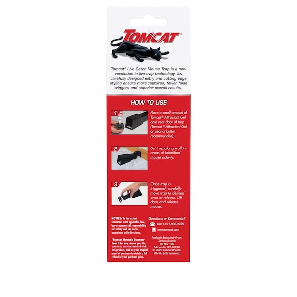 Tomcat Tomcat Small Live Catch Animal Trap For Mice 1 pk - 0362010