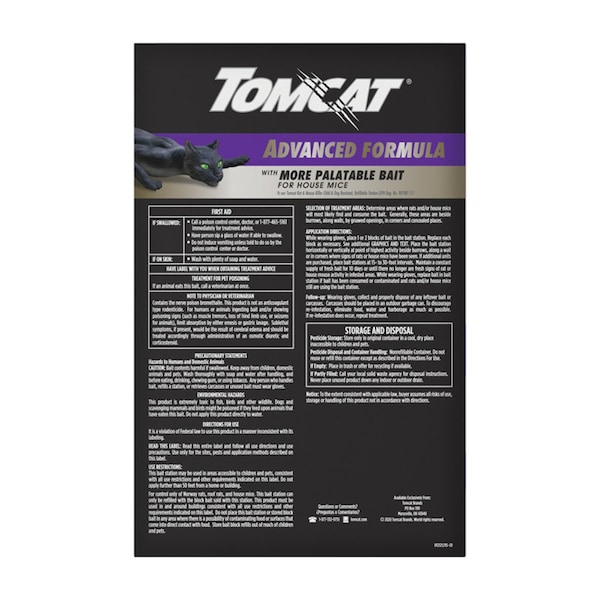 Tomcat Tomcat Advanced Bait Station and Bait Blocks For Rats 12 pk - 372705
