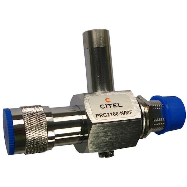 Citel Quarter Wave Stub, 1800-1240 Mhz, 50 Ohm, 100Ka, 1500W, Conector macho-hembra tipo N - PRC2100-N/MF
