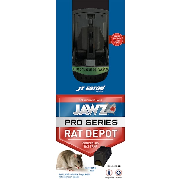 Jt Eaton JT Eaton JAWZ Pro Series Small Covered Animal Trap For Rats 1 pk - 408P