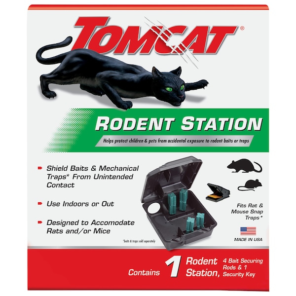 Scotts Tomcat Rodent Bait Station Blocks For Mice and Rats 1 pk - 0363410