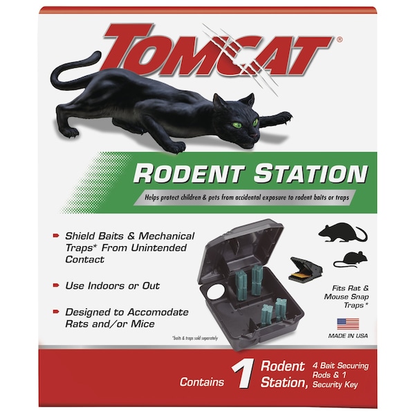 Scotts Tomcat Rodent Bait Station Blocks For Mice and Rats 1 pk - 0363410