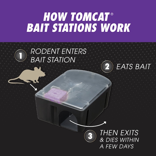 Tomcat Tomcat Advanced Bait Station and Bait Blocks For Rats 1 pk - 373905
