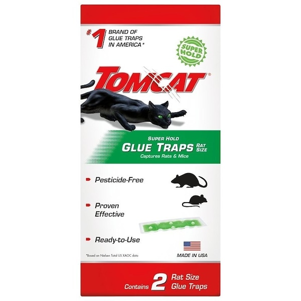 Motomco 0 Rat Glue Trap, 412 in W, 1212 in H - 362910