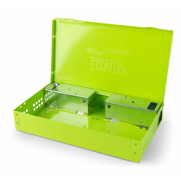 Jt Eaton Repeater Multiple Catch Mouse Trap, Neon Green Powder Coating - 420-SAFETEE