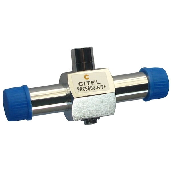 Citel Quarter Wave Stub, 4500-6000 Mhz, 50 Ohm, 50Ka, 1500W, Conector Hembra-Hembra Tipo N - PRC5800 N/FF