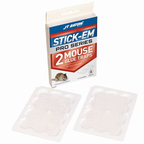 Jt Eaton JT Eaton Stick-Em Pro Series Mini Glue Trap For Mice 2 pk - 233P