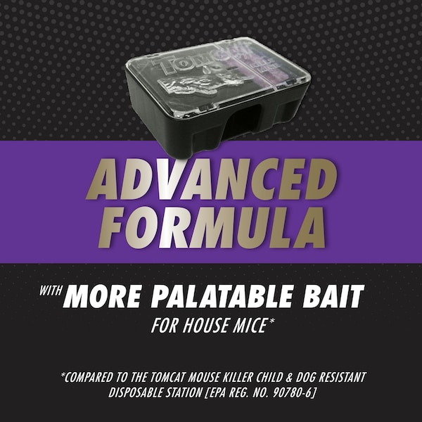 Tomcat Tomcat Advanced Bait Station and Bait Blocks For Mice 2 pk - 373705