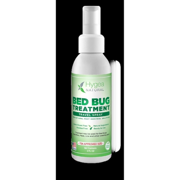 Hygea Natural 3 oz Bed Bug Treatment Travel Spray - EXT-1001