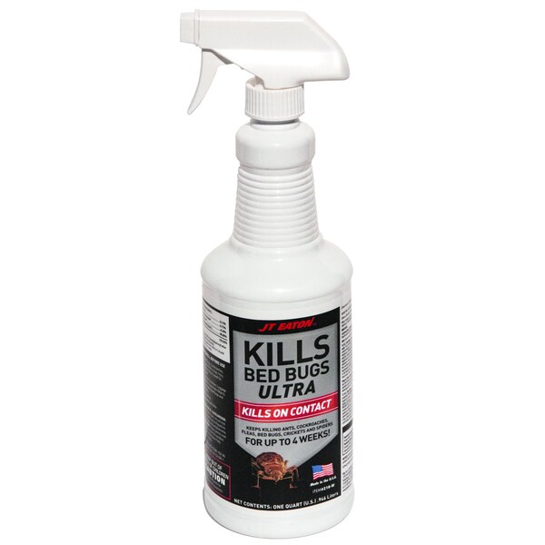 Jt Eaton Kills Bed Bugs ULTRA Spray, Water Base, Quart Bottle - 218-W