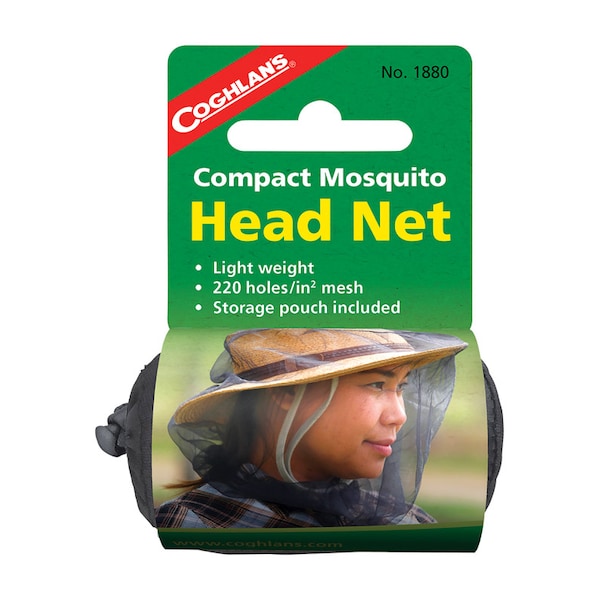 Coghlans Coghlan's Black Mosquito Head Net 43.3 in. H X 19.7 in. W X 7.9 in. L 1 pk - 1882
