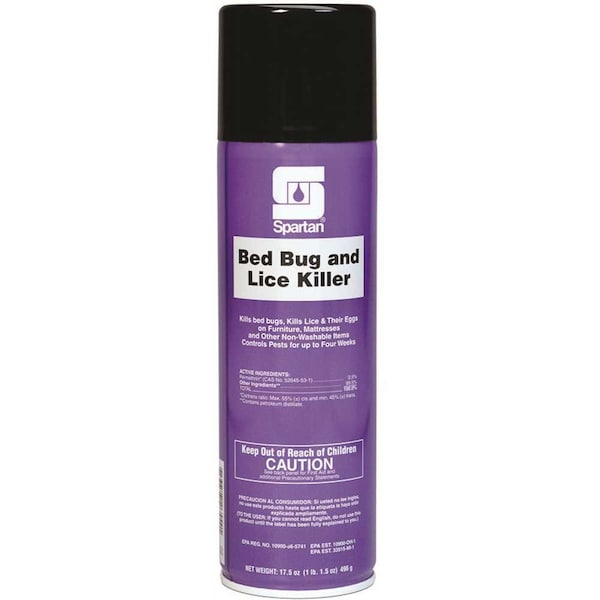 Spartan Chemical 17.5oz. Aerosol Can Bed Bug and Lice Killer - 690500
