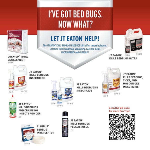 Jt Eaton Water Based Bedbug Killer Spray, RTU, 1qt. - 207-W/CAP