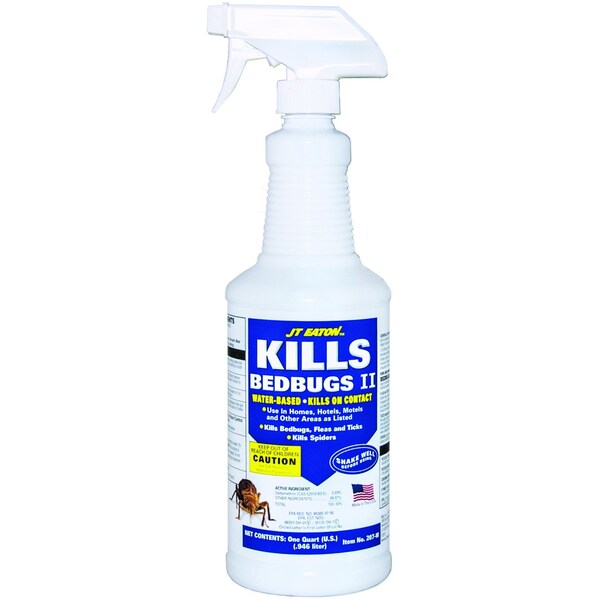 Jt Eaton Water Based Bedbug Killer Spray, RTU, 1qt. - 207-W/CAP