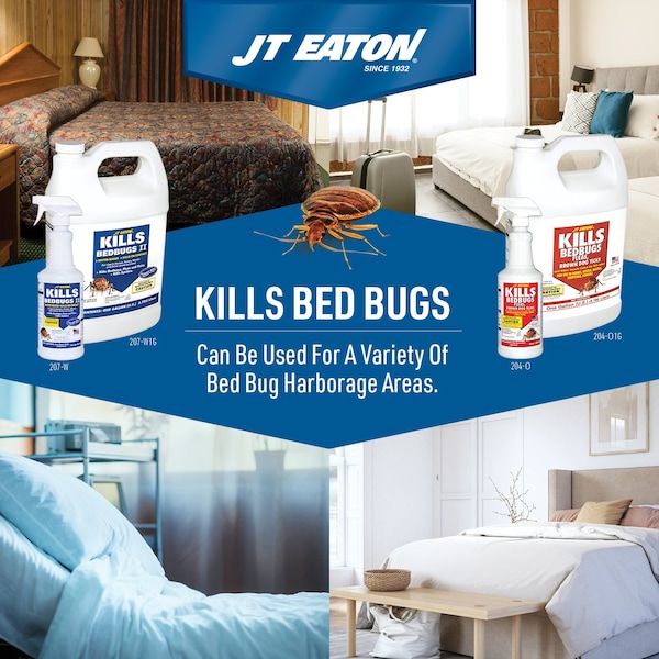 Jt Eaton Water Based Bedbug Killer Spray, RTU, 1qt. - 207-W/CAP