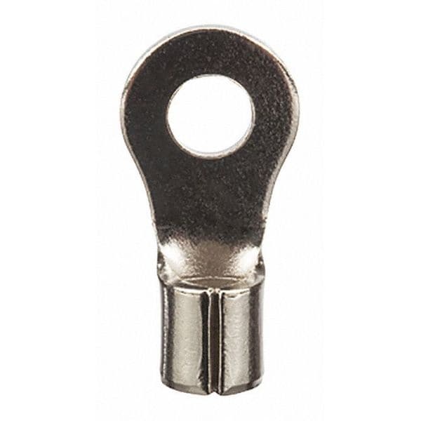 Terminal anular no aislado de 12-10 AWG de Nsi Industries para perno #10 - HTR12-10