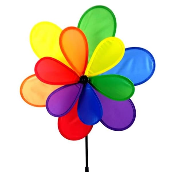 Land & Sea Land & Sea LS118MCS 15 in. Nylon Multi Colored Yard Pinwheel - LS118MCS