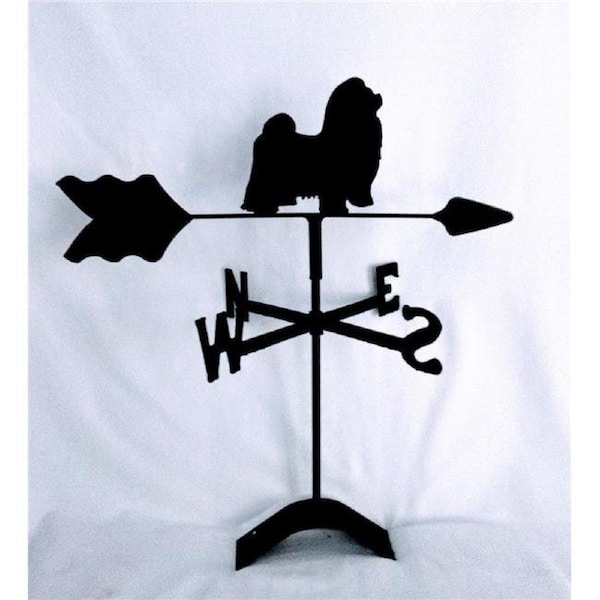 The Lazy Scroll The Lazy Scroll shihroof Shih Tzu Roof Mount Weathervane - SHIHROOF