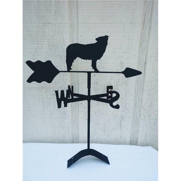 The Lazy Scroll The Lazy Scroll aussieroof Austrailian Shepherd Roof Mount Weathervane - AUSSIEROOF
