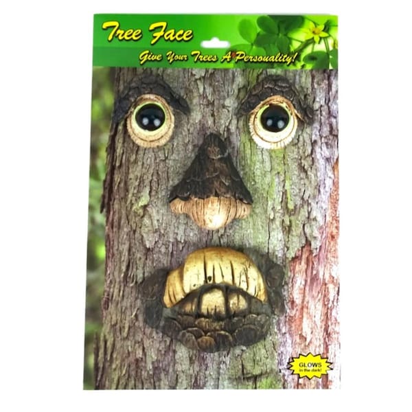 Land & Sea Tree Man Face Lawn & Garden Decoration, Brown - LA38731
